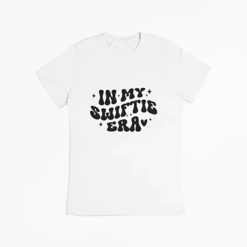 Taylor Swift T-Shirt where fandom imagery is visible